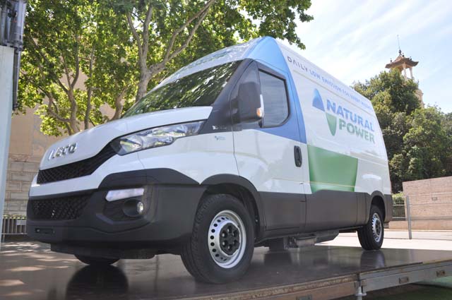 El New Daily de Iveco Natural Power con motor a gas.